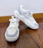 安踏（ANTA）冰淇淋丨板鞋女2025秋冬新款厚底增休閑鞋輕便防滑運動(dòng)鞋女小白鞋 象牙白/云灰色/治愈粉/粉紫-1 38 曬單實(shí)拍圖