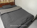 南極人被子被芯+四件套+枕芯全套雙人家用被褥一整套單人寢室床品套裝 淺灰+深灰【被褥套裝一站購齊】 被芯1.5*2.0m 5斤【五件套 曬單實(shí)拍圖