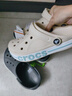 CROCS卡駱馳貝雅卡駱班洞洞鞋|205089 冬日白/彩色-1LI 39(240mm) 曬單實(shí)拍圖
