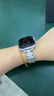 適用S11蘋(píng)果iwatchs9表帶s10金屬apple watch S8/7/6代女款磁吸 四葉草金屬磁吸星光色 適用s10/s11通用 42mm 曬單實(shí)拍圖