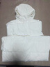 安踏（ANTA）熾熱羽絨服丨四防女士鵝絨高蓬長(cháng)款連帽外套冬季過(guò)膝保暖棉服衣 【85%鵝絨四防科技】紙莎白-1 M (女165) 曬單實(shí)拍圖