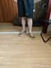 GIAUSA輕奢男鞋秋季新款復古工裝鞋男士磨砂真皮板鞋男休閑運動(dòng)鞋子男 棕色 -高檔男鞋 41 曬單實(shí)拍圖