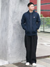 EMPORIO ARMANI/阿瑪尼官方旗艦EA7/男加絨拉鏈開衫連帽衛(wèi)衣夾克外套秋季 【合身版重磅】藏藍(lán)色 L  (推薦：150-165斤) 曬單實(shí)拍圖