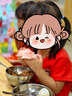 巴拉巴拉【HelloKittyIP商場(chǎng)同款】女童短袖T恤2025新款夏裝鏤空 中國紅60624 110 曬單實(shí)拍圖