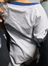 舒貝怡2件裝嬰兒衣服滿月新生兒連體衣周歲寶寶爬服春秋款哈衣藏青90 曬單實(shí)拍圖