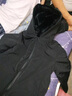 花九卿獺兔毛內膽派克服男貂皮貂水貂整貂皮毛一體短款貂絨外套尼克服 黑色殼+黑色內膽連帽款 2XL 130-150斤 曬單實(shí)拍圖