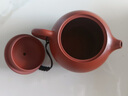 紫砂壺禮品定制宜興純手工小茶壺紫砂茶具套裝泡茶家用朱泥西施壺 朱泥西施(嵌蓋) 曬單實(shí)拍圖