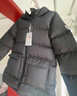 保姆鵝兒童羽絨服中長款加厚防寒外套寶寶中大童保暖冬裝[NM2438] 炭黑 100 曬單實拍圖