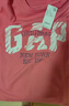 GAP男女裝2025春季新款純棉印花logo圓領(lǐng)短袖T恤藝術(shù)感上衣725626 西瓜紅 M (170/92A)亞洲尺碼 曬單實(shí)拍圖
