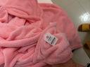潔麗雅（Grace）A類(lèi)浴巾兒童帶帽斗篷浴袍超軟吸水浴巾洗澡連帽包巾速干150*80cm 曬單實(shí)拍圖