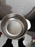 日康兒童餐具 嬰兒輔食碗寶寶碗 316不銹鋼吸盤(pán)碗 紅色 RK-C1011-2 曬單實(shí)拍圖