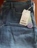 九牧王【磨毛暖感 柔軟彈力】牛仔褲男秋冬季2025新款保暖高彈男褲子 【輕盈舒適】合體版+牛仔藍+TJ1EX10123 35 碼175/86A(2.64)尺88cm 曬單實(shí)拍圖