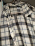 優(yōu)衣庫男女裝法蘭絨格子襯衫長袖襯衣薄外套481225 480769 480770 481225/30淺米色 M 曬單實(shí)拍圖