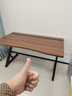 杰妮卡實(shí)木電腦桌二段分板臺式電競家用書(shū)桌學(xué)習桌可裝機械臂碳纖維桌子 【Super分板】實(shí)木胡桃色 140*75*75CM【實(shí)木30mm】 曬單實(shí)拍圖