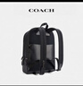 蔻馳（COACH）男士GOTHAM雙肩包大容量商務(wù)通勤休閑旅行男包 黑色 曬單實(shí)拍圖