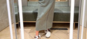 lululemon丨Fleece Varsity 女士拉絨高腰半身裙 LW8AN5S 軍綠 XS 曬單實(shí)拍圖