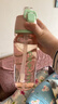 cica噴霧水杯女生高顏值學(xué)生兒童2025新款大容量運動(dòng)吸管?chē)娝瓑刈酉?粉色(噴霧+吸管+直飲) 800ml 曬單實(shí)拍圖