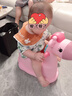 貝瑪多吉  BEMA DORJI加厚大號抽屜式兒童坐便器女寶寶馬桶幼兒小孩嬰兒男便盆尿盆尿桶 白色 櫻花粉 櫻花粉 升級軟墊款+輪子+絨墊【送刷子】 曬單實(shí)拍圖