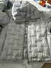 波司登（BOSIDENG）輕薄短款羽絨服女鵝絨無(wú)縫膠囊輕便保暖連帽羽絨內膽 【700+蓬鵝絨】巖石灰-【卡碼拍大】店長(cháng)推薦 M 165/88A 【110斤-140斤】 曬單實(shí)拍圖