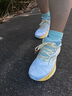 Saucony索康尼彭于晏同款勝利22跑步鞋女緩震舒適慢跑鞋白蘭38.5 曬單實(shí)拍圖