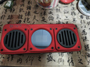 不見不散BV810藍(lán)牙音箱收音機無線便攜多功能迷你小音響充電式u盤插卡mp3音樂播放器低音炮復(fù)古收音機 紅 曬單實拍圖