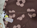papa爬爬秋冬季新品男女寶寶連體衣嬰兒衣服純棉針織爬服哈衣 棕色 90cm 曬單實(shí)拍圖