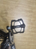 自行車(chē)腳踏板通用配件直行單車(chē)腳蹬子鋁合金騎行踏腳賽車(chē)踩腳軸承踏板 永久B13三培林腳踏-黑色 曬單實(shí)拍圖