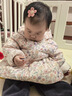 戴維貝拉（DAVE＆BELLA）兒童抗菌羽絨服女童防水外套女寶寶冬裝碎花上衣 曬單實(shí)拍圖
