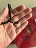 乘鯉印度小葉紫檀手串男女金星文玩佛珠手鏈108顆念珠高油密老料 6mm 曬單實(shí)拍圖