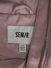 森馬（Semir）陳都靈|防護(hù)外套女中長款寬松撞色秋裝戶外通勤夾克101524109001 曬單實(shí)拍圖