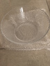 格娜斯（CRISTALGLASS）玻璃沙拉碗斜口錘紋透明玻璃碗蔬菜水果盤甜品碗餐具大號1600ml 曬單實拍圖