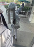 棉致夾棉可愛(ài)貓咪撞色連帽外套女秋冬季新款棒球服夾克棉服棉衣棉襖 3205灰色【加絨高品質(zhì)】 L 100-120斤 曬單實(shí)拍圖