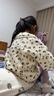 布丁哈魯女童可愛(ài)印花休閑家居服套裝冬季新品中大童輕盈保暖舒適睡衣套裝 曬單實(shí)拍圖