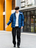 EMPORIO ARMANI/阿瑪尼官方旗艦新款男士90白鴨絨連帽排骨羽絨服外套秋季 UB079-藍色 52 (XL) (推薦：165-180斤) 曬單實(shí)拍圖