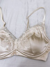 ubras新品王妃蕾絲法式貝殼杯女文胸罩輕奢性感內衣 燕麥奶色  S +  曬單實(shí)拍圖