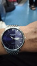 新款男士腕表高顏值氣質(zhì)男士手表非機械簡(jiǎn)約雙日歷全自動(dòng)高顏值 九珠雙日歷白帶藍面 曬單實(shí)拍圖