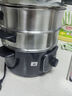 美的（Midea）電蒸鍋 燉蒸煮一體多功能鍋電煮鍋分體式電鍋 電火鍋電熱鍋3層大容量加厚不銹鋼蒸籠 上蒸下煮 10L 【30s出蒸汽】ZG26EASY401 曬單實(shí)拍圖