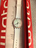 斯沃琪（Swatch）瑞士手表 無(wú)盡天藍 開(kāi)學(xué)禮物雙日歷男女學(xué)生時(shí)尚石英腕表 GE713 曬單實(shí)拍圖
