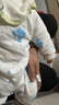 迪士尼嬰兒衣服60g新生幼兒連體衣夾棉滿(mǎn)月寶寶爬爬服百天睡衣春秋冬季 曬單實(shí)拍圖