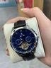勞力士王子瑞士認證手表男士機械表全自動(dòng)多功能防水專(zhuān)用陀飛輪鏤空夜光男表 R3235本色藍面+贈送原裝皮帶 42mm 曬單實(shí)拍圖