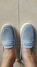 Pansy盼喜網(wǎng)面鞋軟底一腳蹬女鞋夏季透氣舒適單鞋子4220 藍色 37 曬單實(shí)拍圖