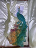 琉璃名匠招財孔雀擺件中式輕奢客廳辦公室家居創(chuàng  )意裝飾品喬遷送禮 大富大貴（彩色） 曬單實(shí)拍圖