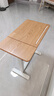 源氏木語(yǔ)實(shí)木折疊書(shū)桌簡(jiǎn)約書(shū)房家用小戶(hù)型升降電腦桌移動(dòng)床邊桌子 橡木原木色0.7米翻板升降桌 曬單實(shí)拍圖