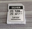 雷克沙（Lexar）128GB SD存儲卡 U3 V30 佳能索尼富士尼康相機高速SD卡 讀205MB/s 寫(xiě)140MB/s 4K超清錄制 SD銀卡 曬單實(shí)拍圖