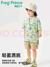 青蛙王子男童印花短袖T恤2025夏季新款設計感中大童圓領(lǐng)半袖 曬單實(shí)拍圖
