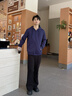 名創(chuàng)優(yōu)品（MINISO）藏青色衛(wèi)衣男春秋季開衫外套2025新款青少年寬松百搭重磅連帽衣服 藏青(純色) XL /180(體重140-160斤) 曬單實拍圖