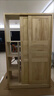 豪利邦實(shí)木推拉門(mén)衣柜簡(jiǎn)約現代小戶(hù)型家用臥室大衣柜兒童木質(zhì)衣柜出租房 80長(cháng)50深200高(帶貨上樓) 原木無(wú)漆 曬單實(shí)拍圖