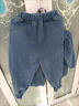 迪士尼（Disney）童裝女童套裝春秋裝2025牛仔寶寶兒童娃娃領(lǐng)外套長(cháng)褲休閑兩件套潮 熱售荷葉領(lǐng)牛仔套裝 130 建議身高120 曬單實(shí)拍圖