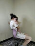 歐孕喂奶座椅孕婦產(chǎn)后護腰座椅床上喂奶哺乳靠背人體工學(xué)坐墊 升級款公主粉【加大加寬更護腰】 曬單實(shí)拍圖