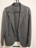 優(yōu)衣庫男裝女裝絨面針織茄克/西裝外套夾克481006 07 青灰色 S /165/84A 曬單實(shí)拍圖